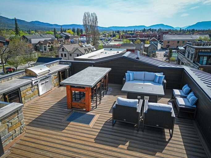 Take in the views from the O`Brien building shared rooftop patio.